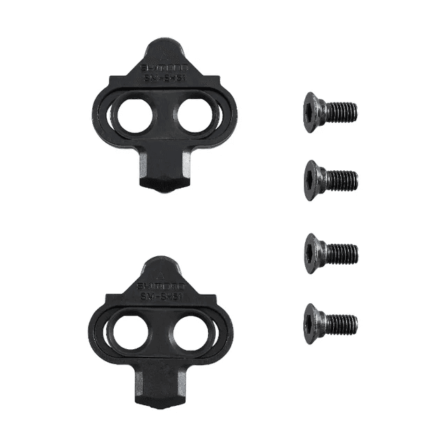 Shimano SM-SH51 pedalkloss-sett for enkeltutløsningsmodus (par), uten klossmutter