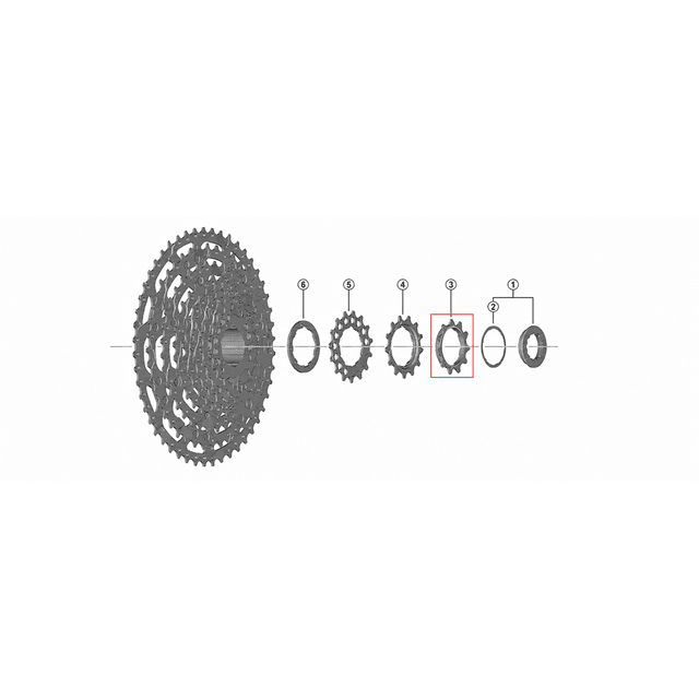 Shimano Tannhjul 11T (med innebygd avstandsstykke) CS-LG600