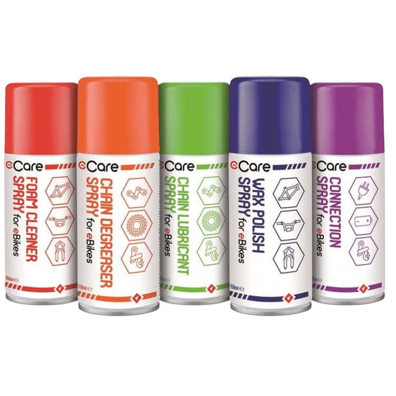 Ecare maintenance sprays for ebikes