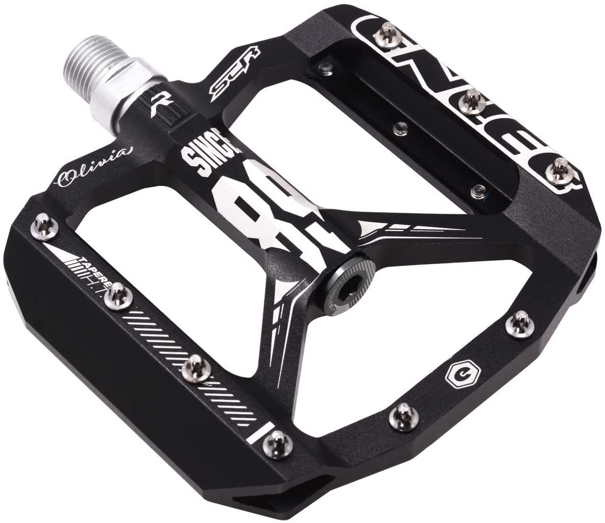 Enlee Aluminium Pedals Black