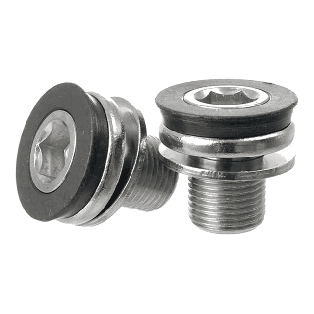 Race Face M15 ISIS Krankbolt M15 x 26mm, stål, m/plastdeksel